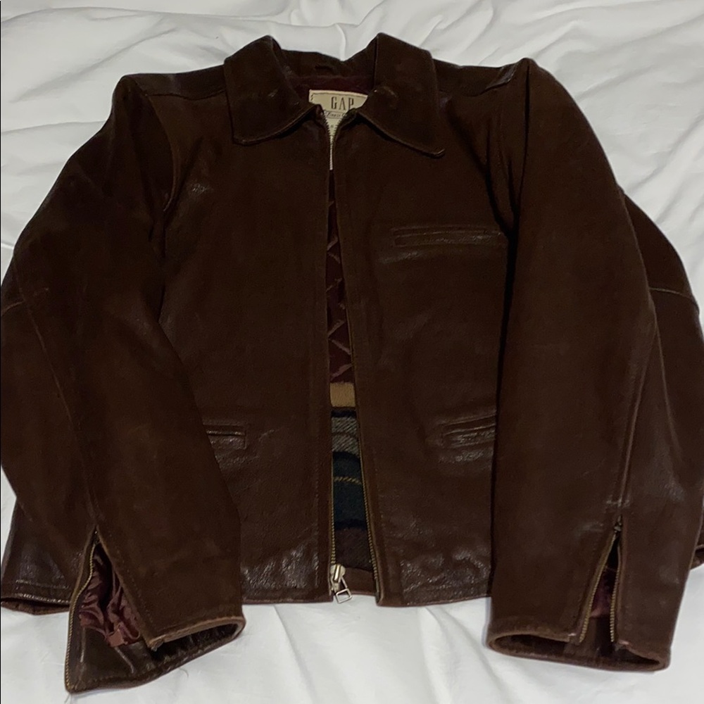 Vintage Gap Leather Jacket